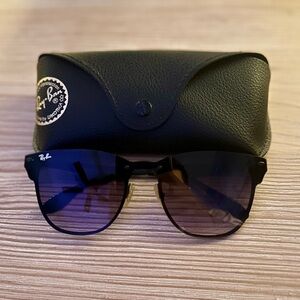 RAYBAN CLUBMASTER BLAZE BLACK